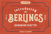 Berlings - Handmade Crafted Serif, a Serif Font by Bentype Studio (Thumbnail 1 of 8)