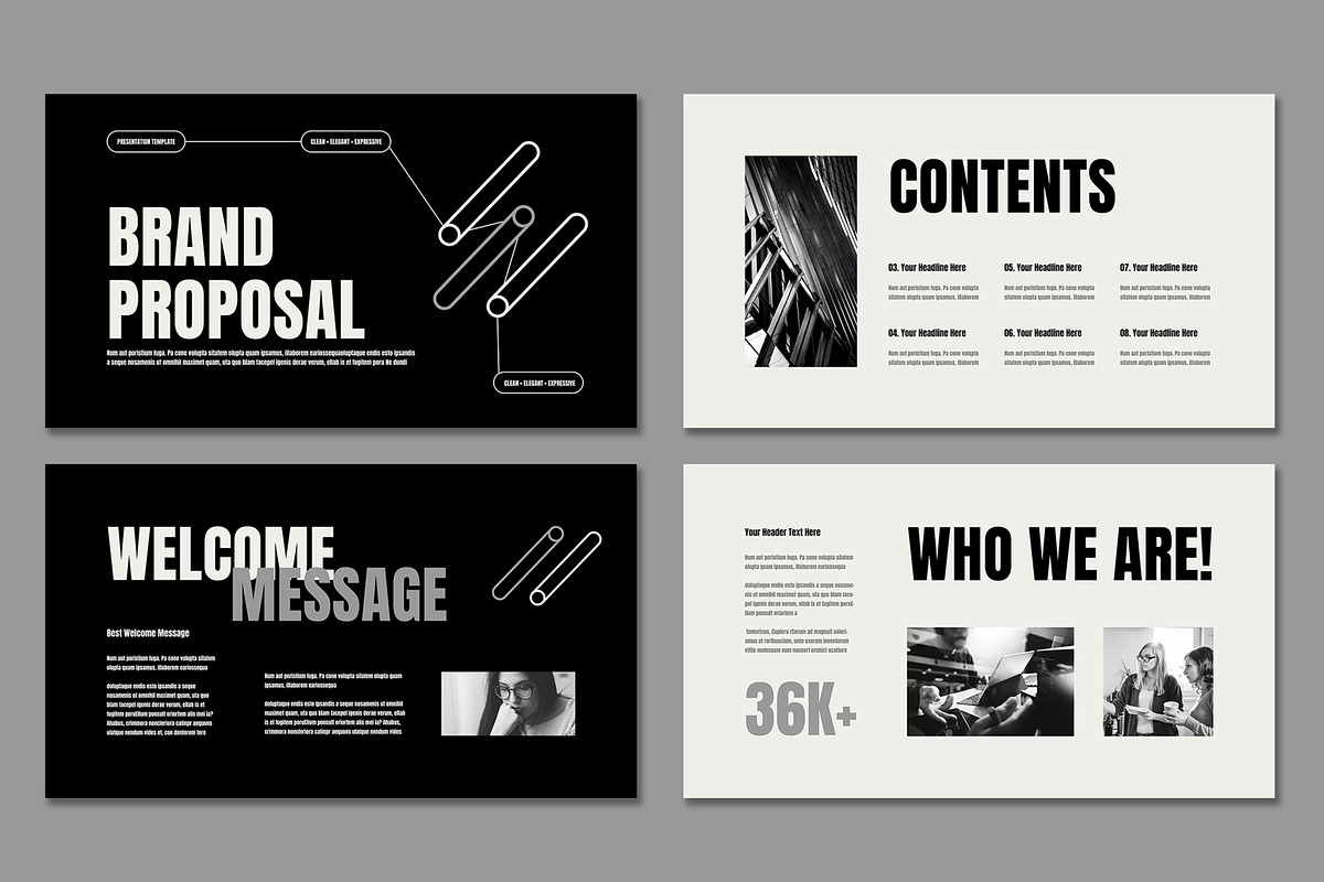 Brand Proposal Presentation Layout, a Presentation Template by ContestDesign (Photo 2 of 5)