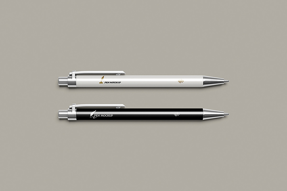 Pen Mockup, a Pens & Pencil Mockup by Pexelcorner (Photo 3 of 9)