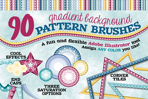 Gradient Background Pattern Brushes