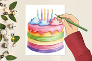 Pastel Baby Clipart, a Seasonal Illustration by CitraGraphics (Thumbnail 2 of 6)
