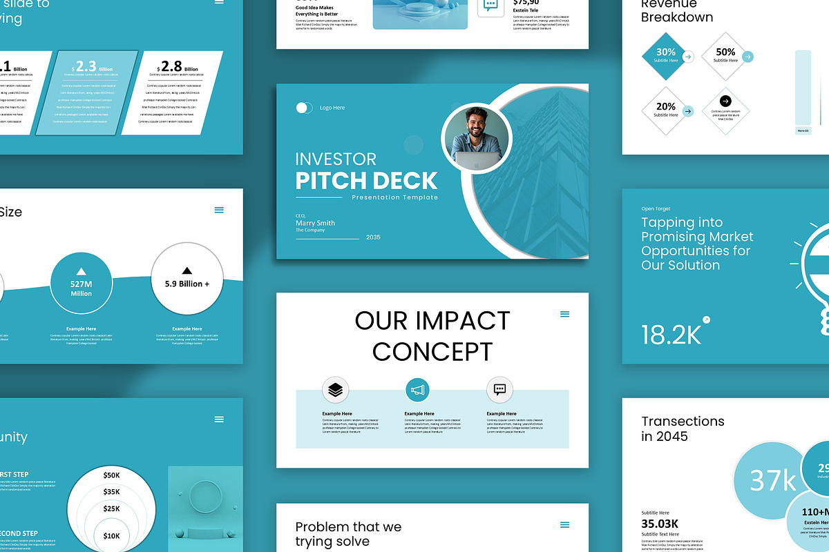 Investor Pitch Deck Presentation, a Templates & Theme by Pradaxa (Photo 4 of 7)
