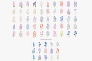 watercolor floral clipart bundle, a Decorative Illustration by Patishop Art (Thumbnail 9 of 9)