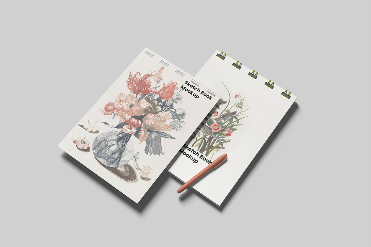 A6 Sketch Book Mockup, a Books & Magazine Mockup by ianmikraz (Photo 2 of 5)