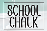 School Chalk | Script Font, a Script Font by Scratchones (Thumbnail 1 of 8)