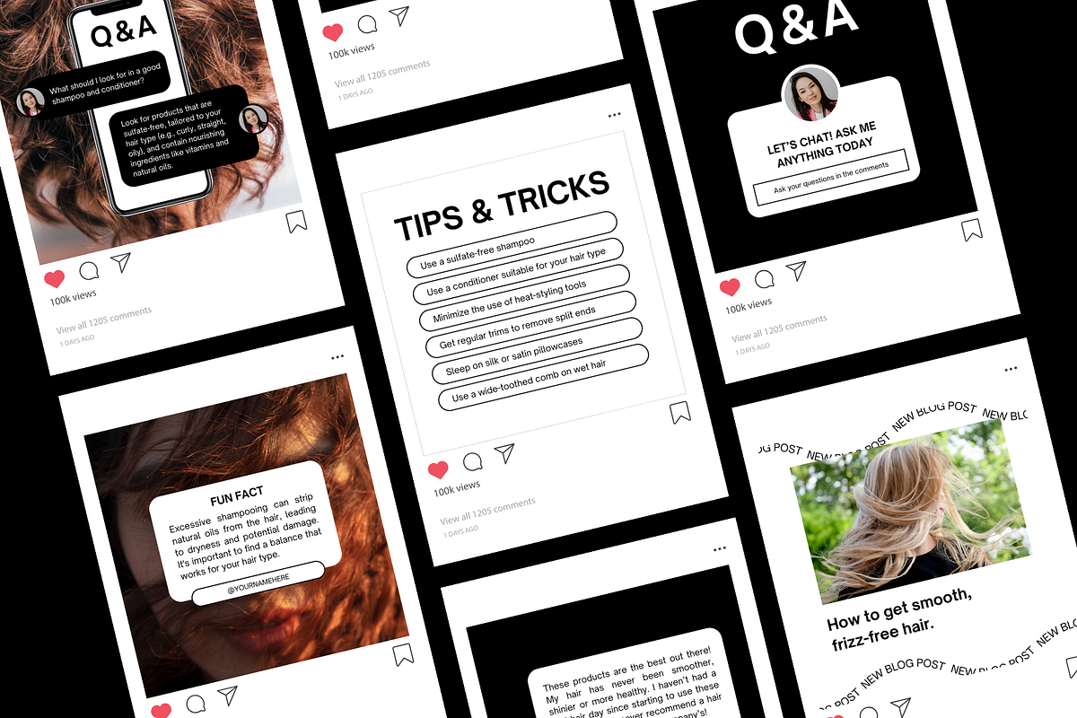 Minimalist Instagram Canva Template