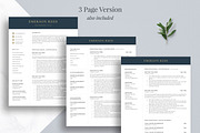 Modern Executive Resume Template, a Resume Template by Get Landed (Thumbnail 3 of 10)