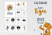 Baby tiger. Nursery print, an Animal Illustration by Re_Margarita_Art (Thumbnail 6 of 9)
