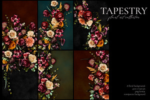 Tapestry Floral Art Collection