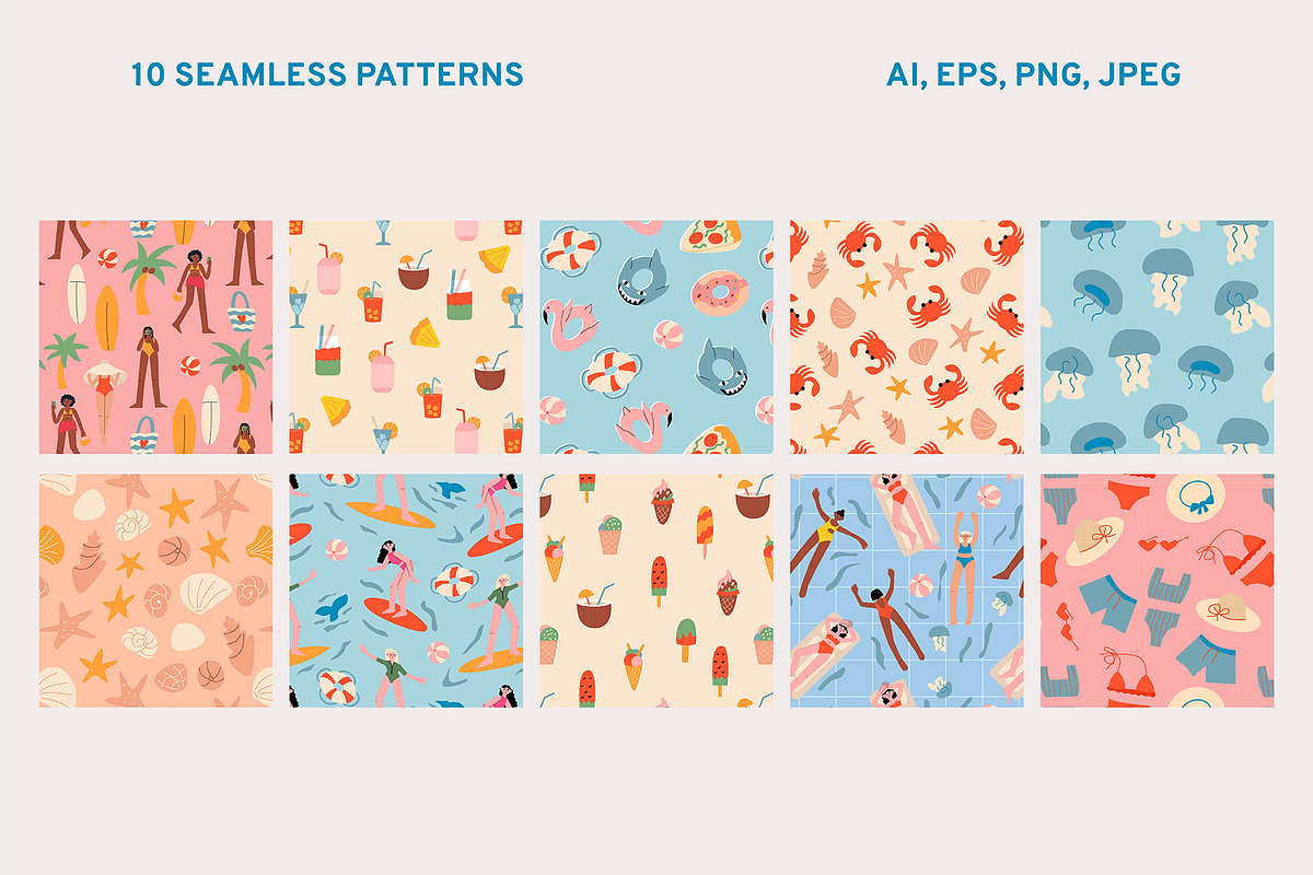 Summer Party | Cliparts, Posters, a Food Illustration by Felizabeth Design (Photo 11 of 12)