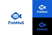 Fish Mail Logo Animals Vector, a Branding & Logo Template by zaqilogo (Thumbnail 2 of 2)