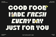 Sogra – Bold Food Packaging Font, a Sans Serif Font by Say Studio (Thumbnail 7 of 10)