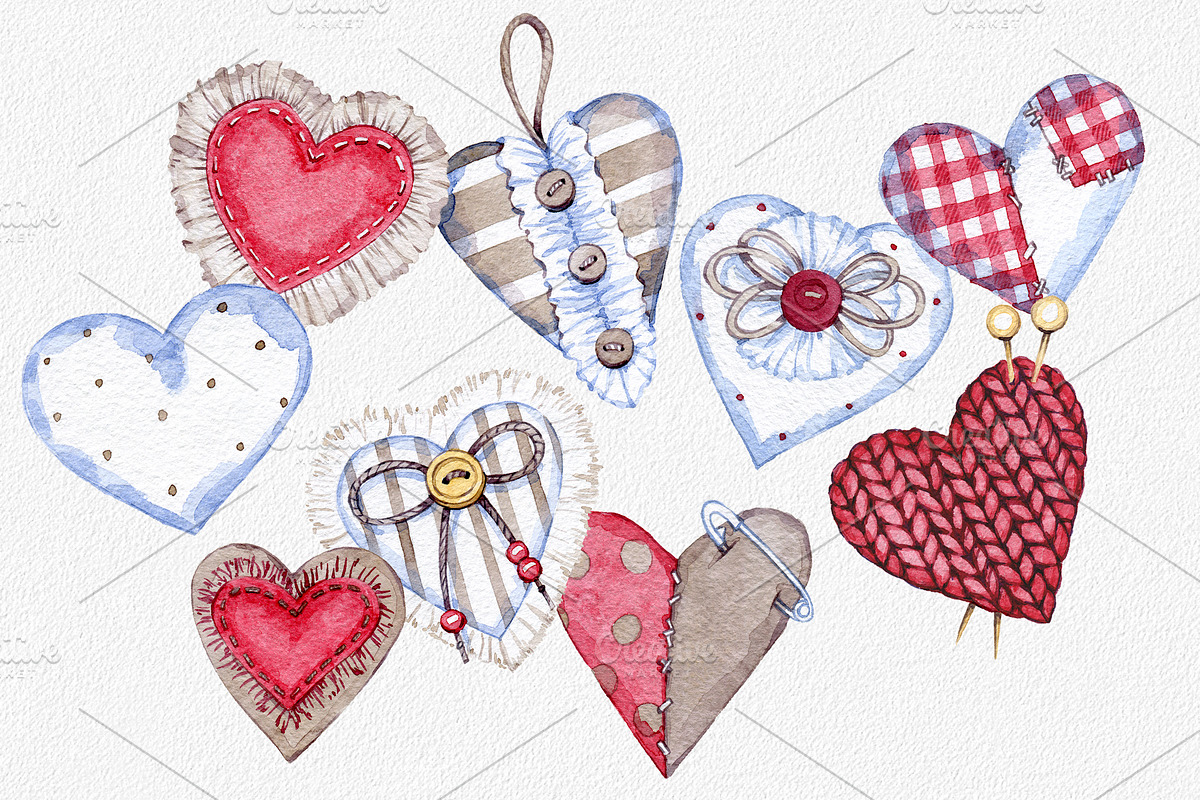 Valentine's day, a Decorative Illustration by OlyaSenko (Photo 4 of 9)