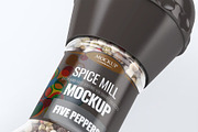Spice Mill Mock-Up, a Product Mockup by DesignRushMarket (Thumbnail 5 of 7)