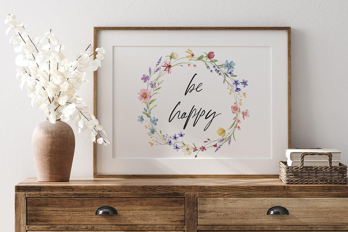 Floral watercolor set, clipart., a Decorative Illustration by Larisa Maslova (Photo 13 of 13)