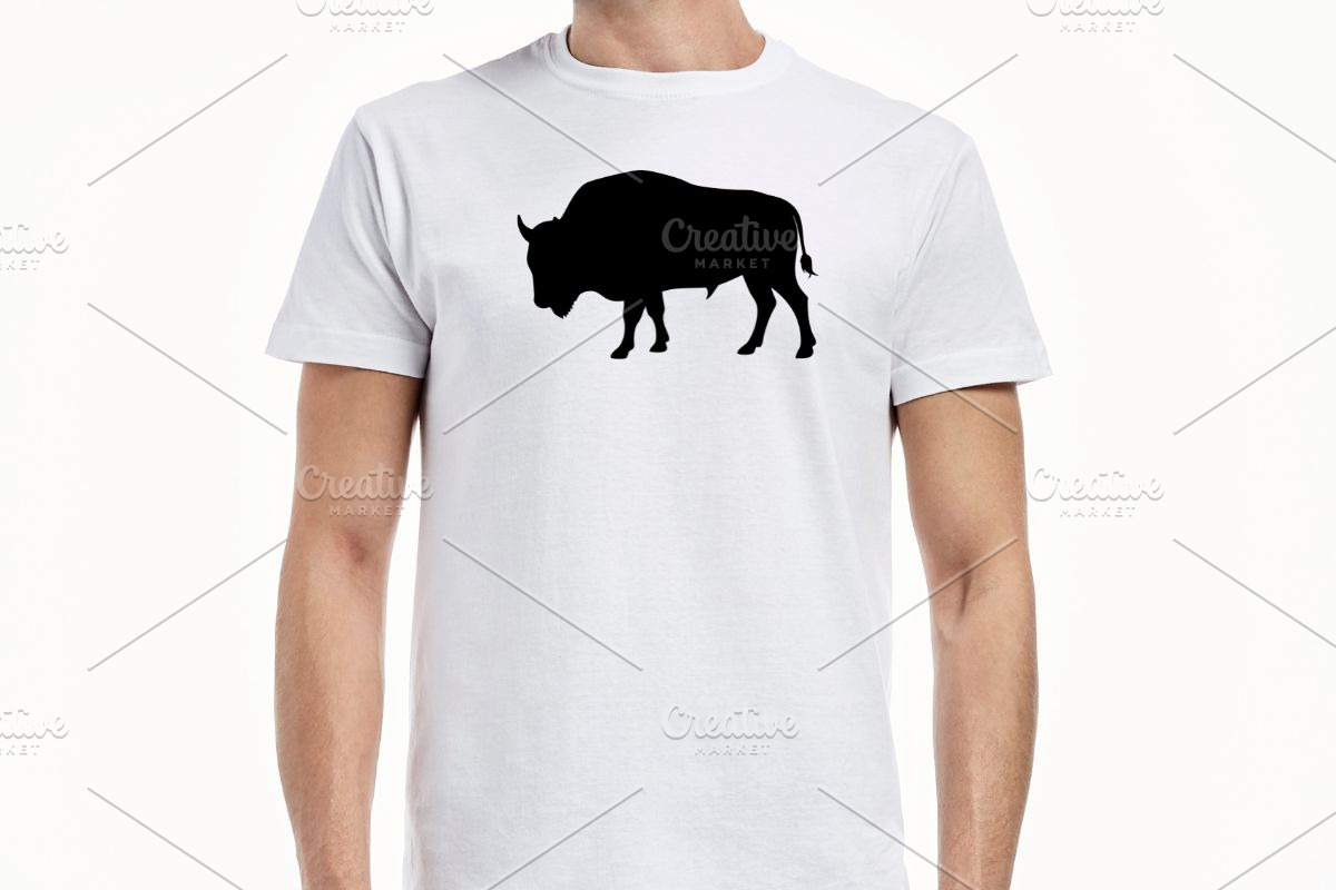Bison Silhouette SVG, an Animal Illustration by newminddesign (Photo 6 of 10)