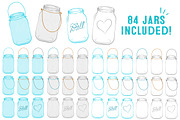 Tropical Blue Jar Vectors & Clipart, an Illustration by Amanda Ilkov (Thumbnail 4 of 4)