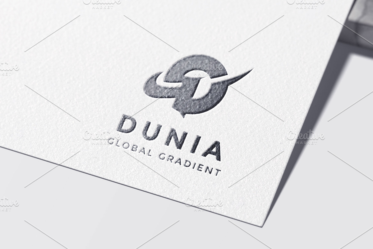 Planet D letter logo, a Branding & Logo Template by Izalsye (Photo 3 of 5)