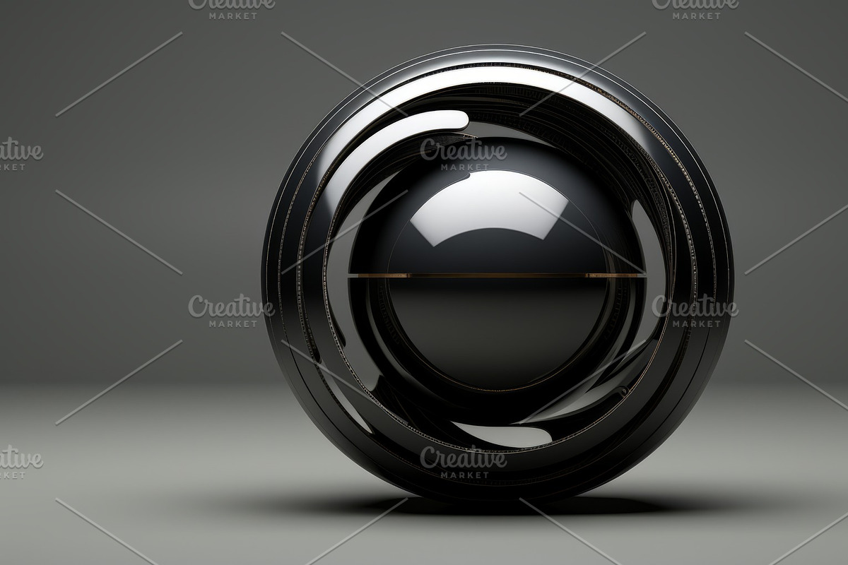 41 Black spheres illustrations, an Object Illustration by Handmadefont (Photo 36 of 41)