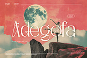Adegofa || Modern Retro Serif Font, a Serif Font by Idea Studio (Thumbnail 1 of 10)