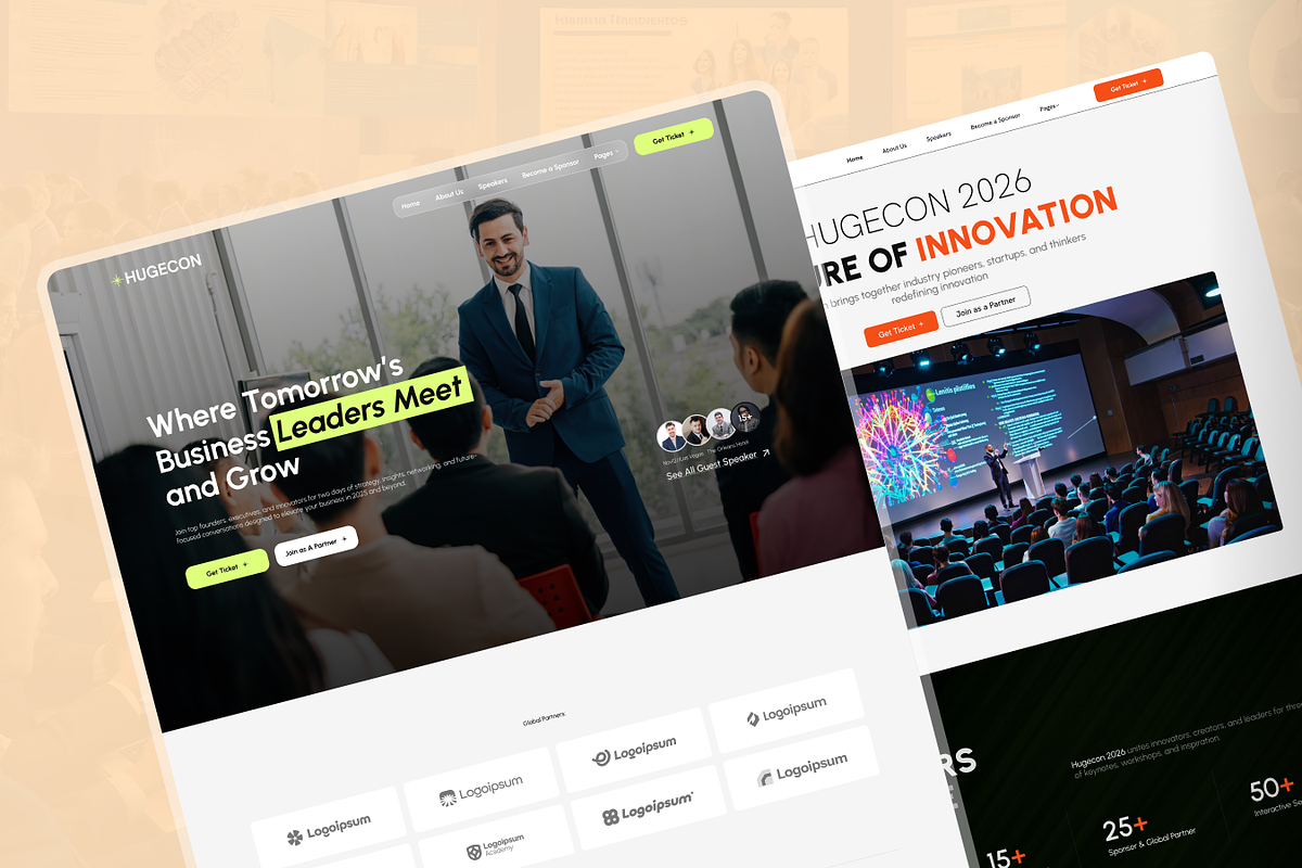 Hugecon - Events Web HTML Template, a HTML Template by TNCFlow (Photo 3 of 5)