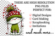 Watercolor Valentine Cat, an Illustration by Daily.Designs (Thumbnail 2 of 5)