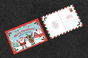 Christmas Postcard Template, a Card Template by MightyDesign (Thumbnail 1 of 6)