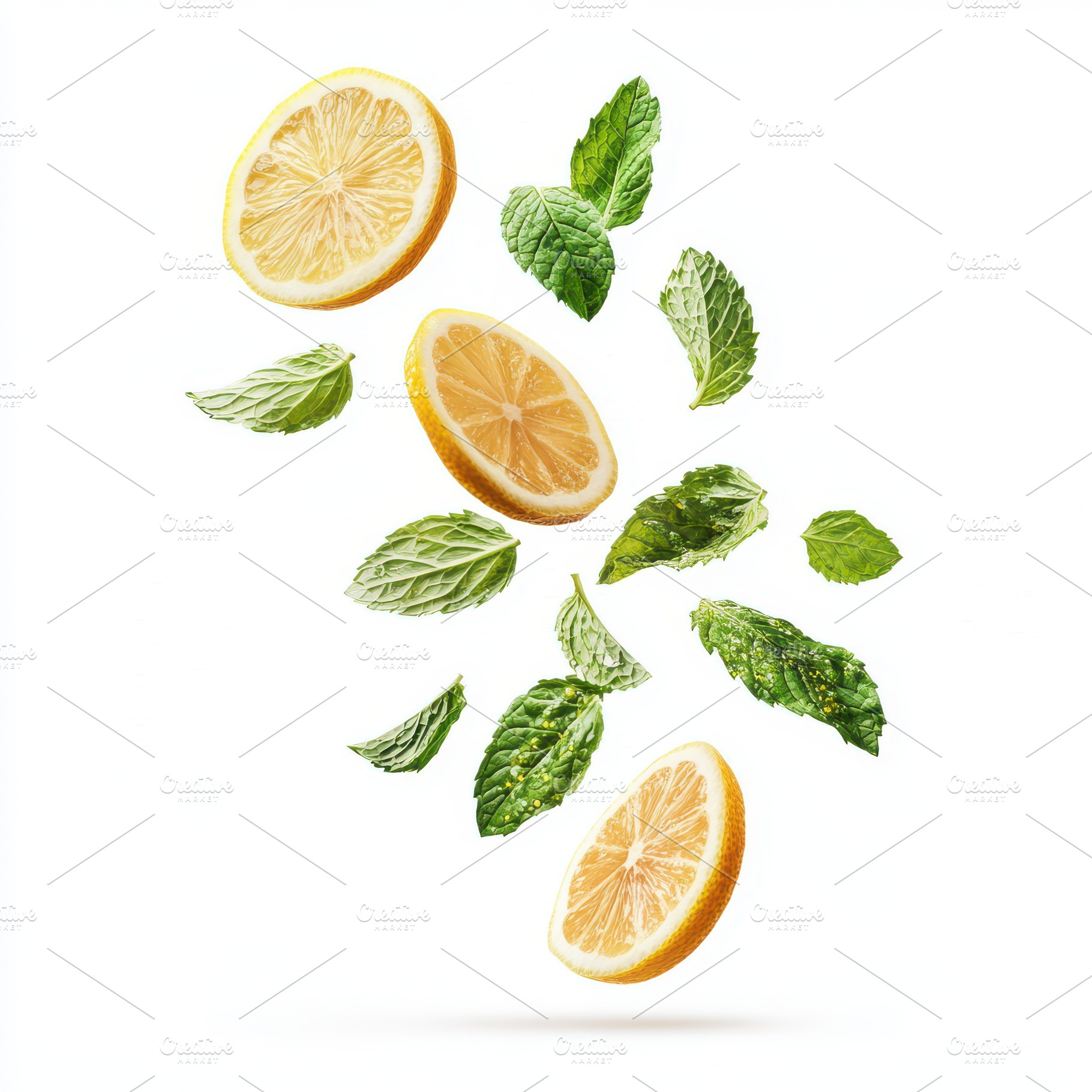 Peppermint leaves, Mint leaf and fre, a Food & Drink Photo by Pixeness
