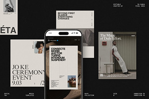 RAYO | Instagram Post & Story (II), a Social Media Template by Pixel Grid