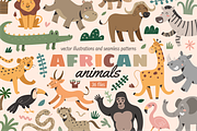 African animals cartoon illustration, an Animal Illustration by Fave Brush (Thumbnail 1 of 4)