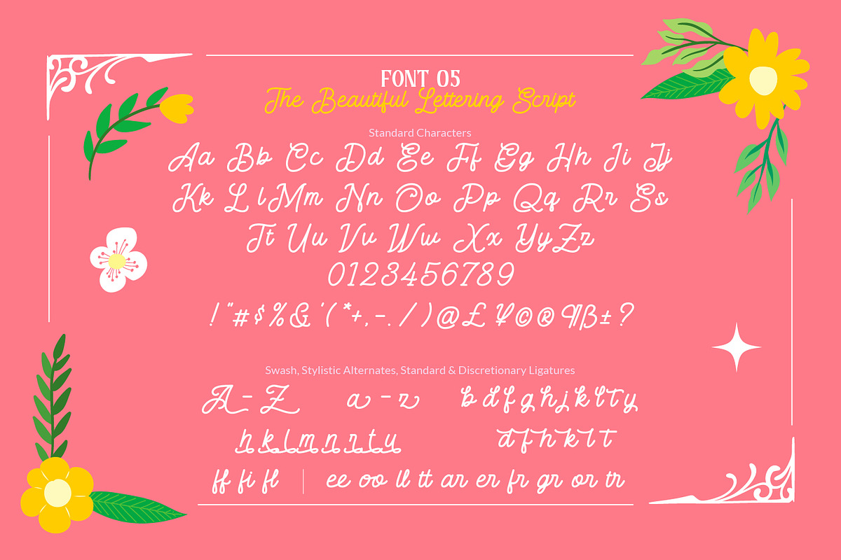 The Beautiful Lettering Collection, a Script Font by Vintage Division (Photo 25 of 25)