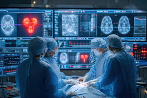 Surgeons performing complex surgery, a Photo by Pixeness Studio