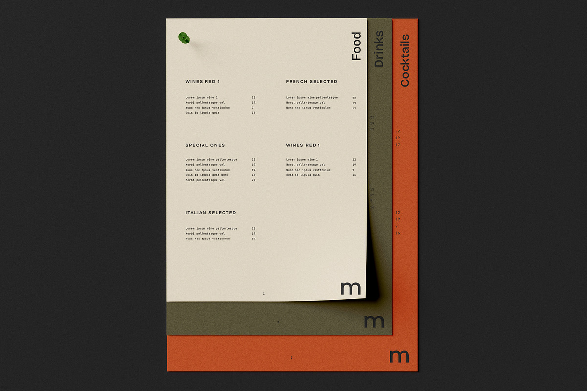 A4, A5, A6 Restaurant Menu Mockup, a Books & Magazine Mockup by Catkie - Digital Art (Photo 4 of 7)