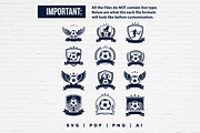 Soccer Team Logo Bundle Emblem, a Branding & Logo Template by Guavanaboy (Thumbnail 2 of 3)