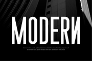 Yandoza - Modern Tall Font, a Sans Serif Font by QR Design Studio (Thumbnail 2 of 8)