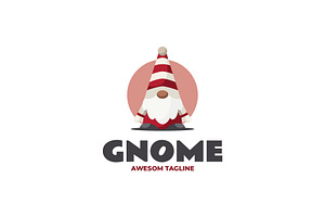 Gnome Simple Mascot Logo, a Branding & Logo Template by Artnivora.Std