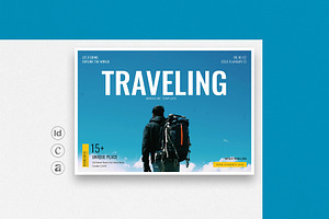 Travel Magazine Template, a Magazine Template by ElvinPrint