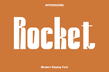 Rocket - Modern Display Font