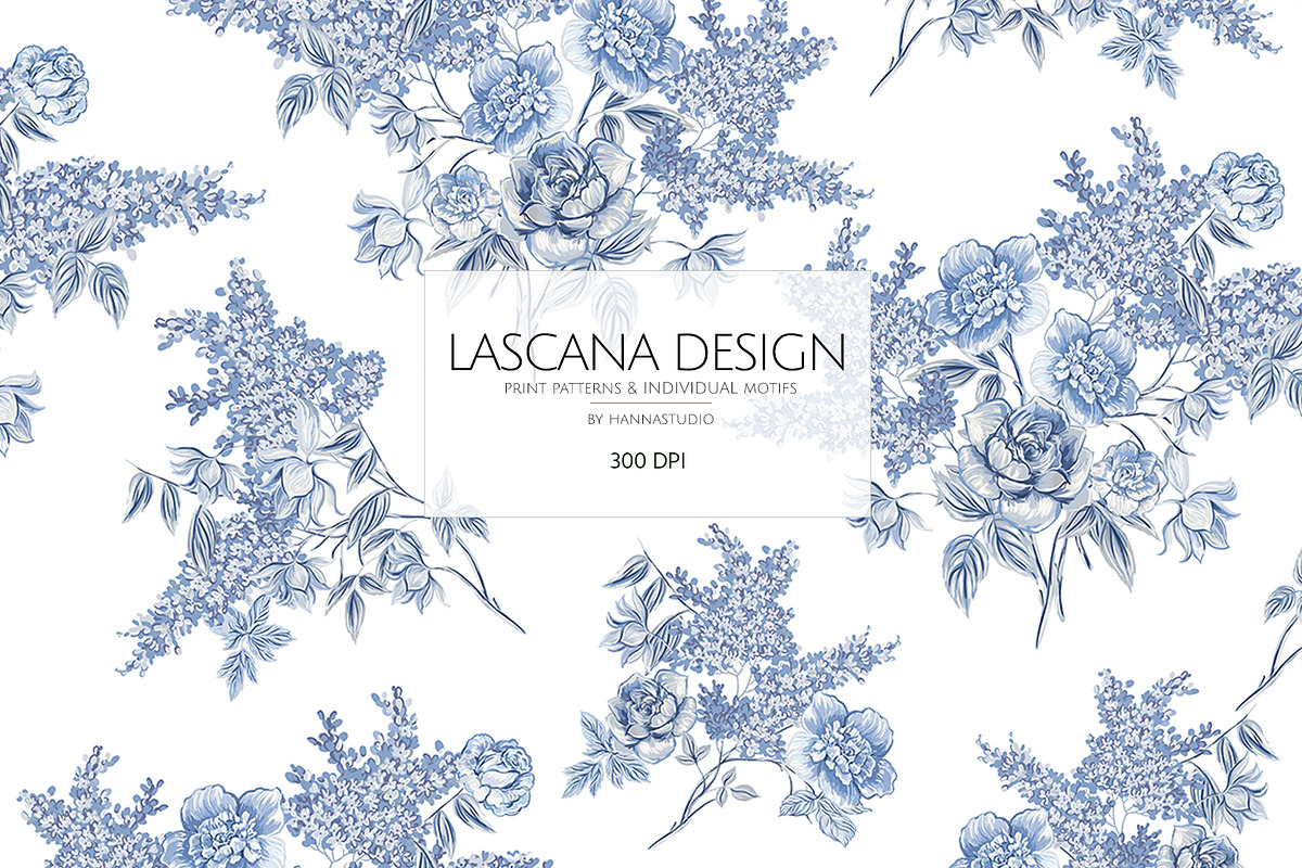 LASCANA GARDEN, Luxury Print Pattern, a Pattern Graphic by HannaStudio (Photo 1 of 9)