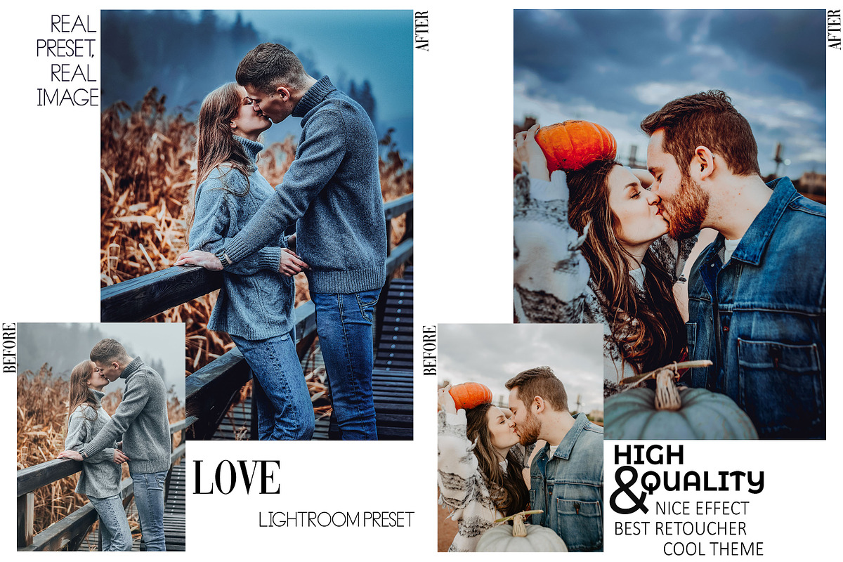 16 Moody Blue Lightroom Presets, a Preset Add-On by Hue Palettte Studio (Photo 2 of 9)