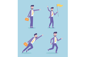 businessmen success progress, a Person Illustration by studiogstock