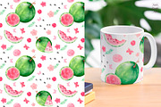 Watermelon watercolor clipart., an Illustration by AnaGuziiArt (Thumbnail 9 of 14)