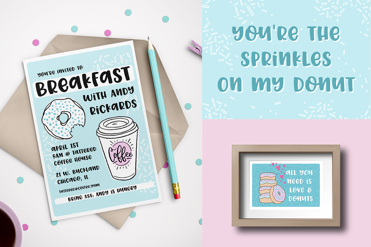Favorite Font Bundle, 8 fonts, a Script Font by Rachel White Art (Photo 7 of 17)