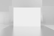 Flyer On Glass Mockup, an Advertising Mockup by Qaleb Studio (Thumbnail 2 of 2)