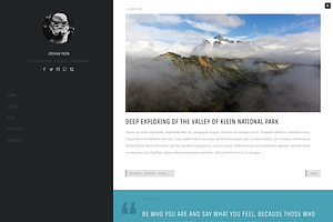 Trooper - Personal WordPress Theme