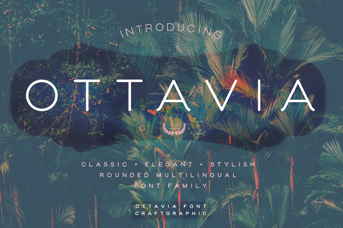 Ottavia - Rounded font, a Sans Serif Font by Craft Graphic Type (Photo 1 of 6)