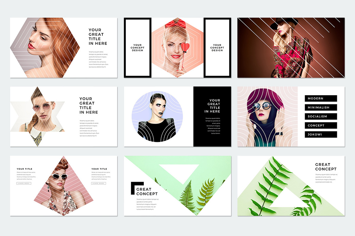Geometric Keynote, a Presentation Template by binangkit (Photo 22 of 28)