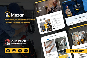 Mezon - Plumber WordPress Theme, a WordPress Template by ThemesRain