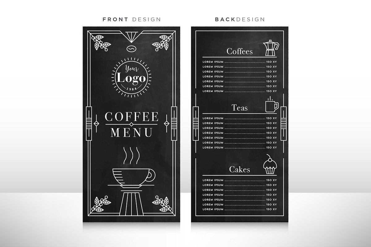 90 Linear Style Menu Designs, a Templates & Theme by Kursat Unsal (Photo 18 of 23)
