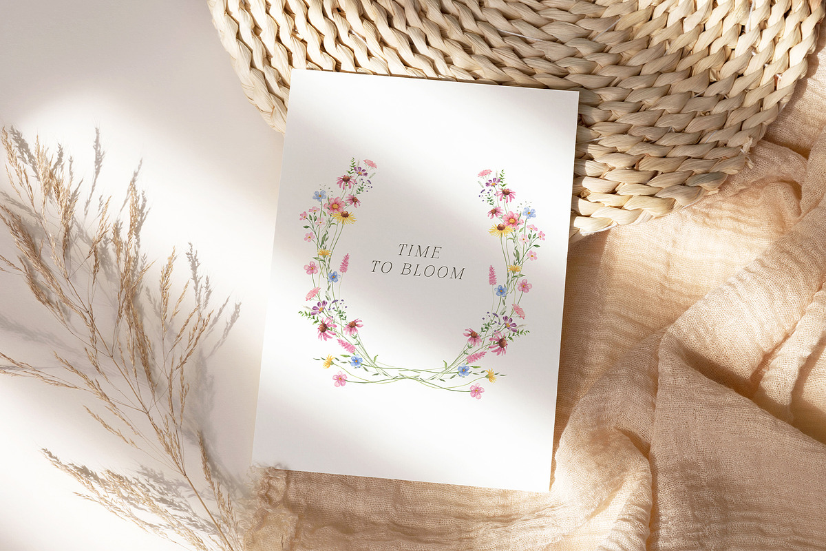 Spring Wildflowers, a Decorative Illustration by LiChu Art (Photo 14 of 18)